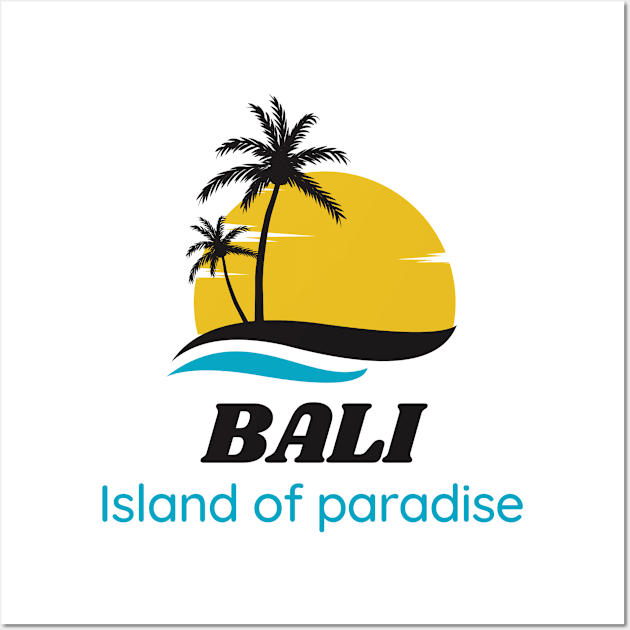 Bali island of paradise tshirt Wall Art by pouoQ